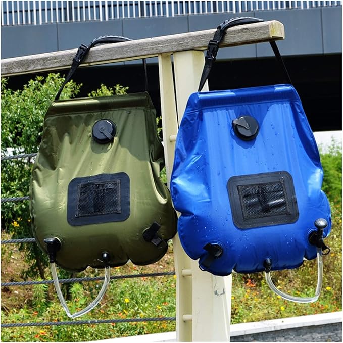 Portable Sunshine Water Storage Bag Shower Package Outdoor Heating Beach Capacity 20L Camping Bag Solar Heat