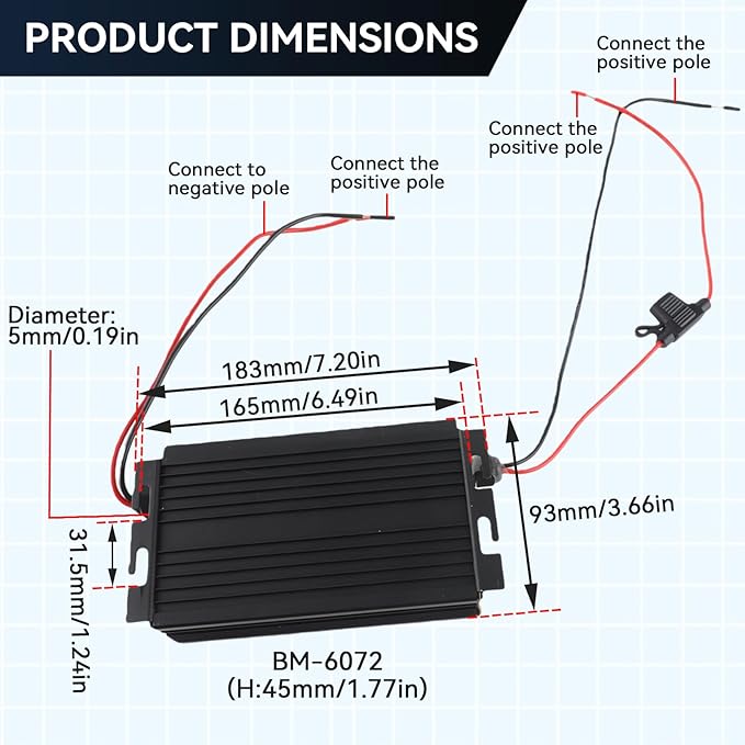 MPPT Boost Solar Charge Controller 600W 12‑50V Input LCD Display Step Up Solar Charging Controller for 24V 36V 48V 60V 72V Batteries