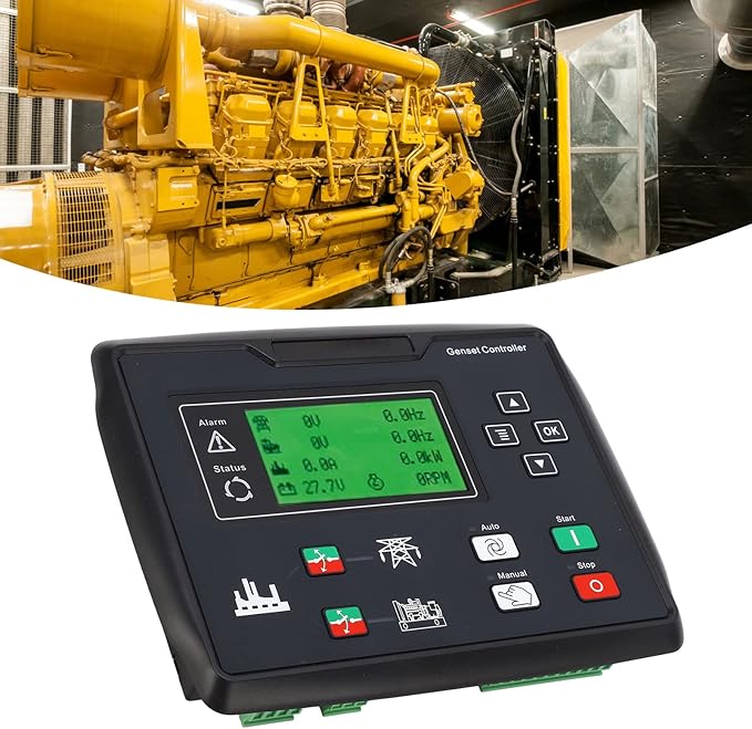 CLE6120UN C Auto Controller for Generator Start Detect Multiple Languages Genset Control Module Panel 15‑360V