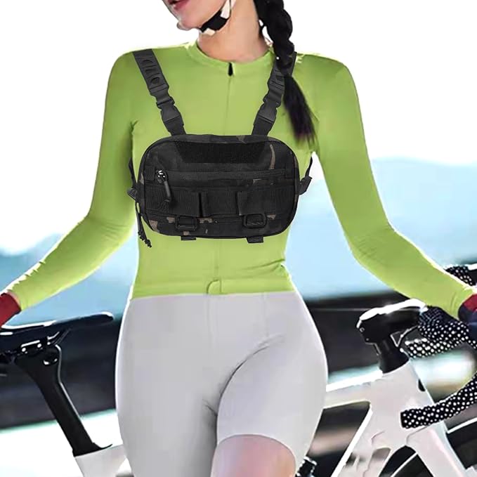 Multi-purpose Chest Pack for Men Wear-resistant Tool Holder Fanny Bag for Outdoor Activities for Hunting Cycling and Sports