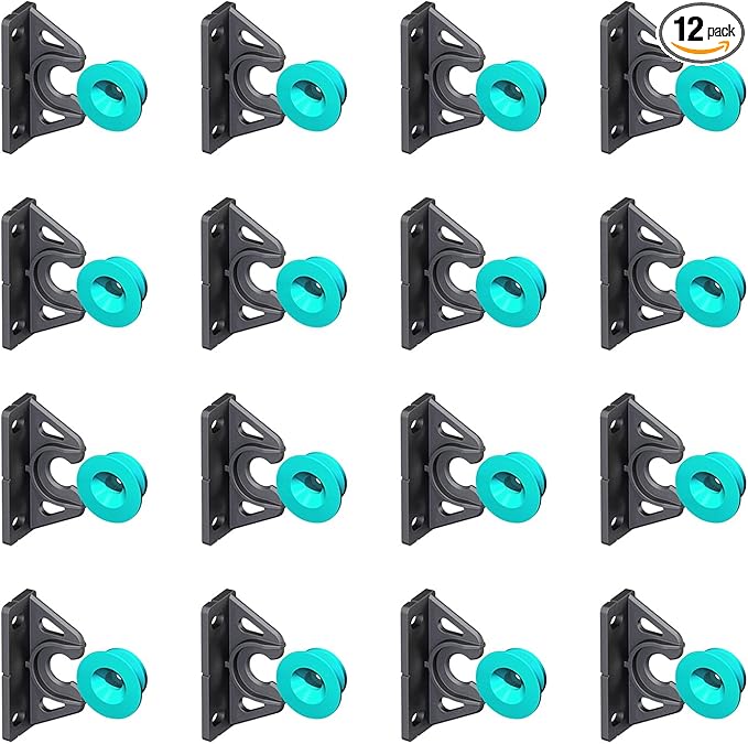 Button Fix Type 2 Bracket Marker Connecting 90 Degree Panels with New Upgraded Button (12 Sets)