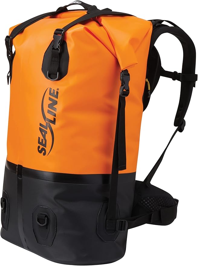 SealLine Pro Pack Waterproof Backpack Orange 70-Liter
