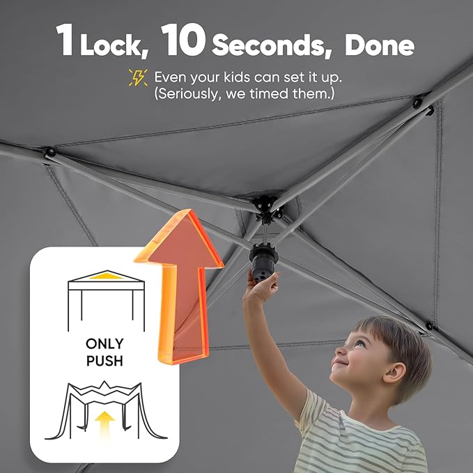 Quictent Privacy 8x8 Pop up Canopy Tent with Sidewalls and Roll-up Ventilated Windows One Person Easy Setup Outdoor Commercial Gazebo Shelter Enclosed Waterproof Bonus 4 Sandbags
