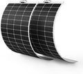 400W Flexible Solar Panel Set (2x200W) Cool-Running White Design Premium ETFE Solar Array Weatherproof Power Solution for Catamaran Large RV and Shed