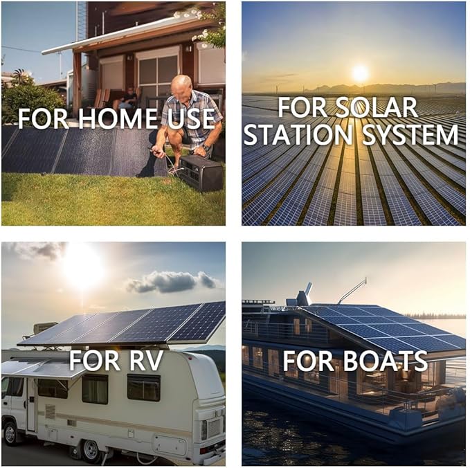 Y&ampH 5000W Hybrid Solar Inverter AC 120V to DC 48V UL1741 Battery-Free Operation Supported with 80A MPPT Charging 6000W PV Input 11kW Peak Lithium/Lead-Acid Compatible for Home RV Off-Grid