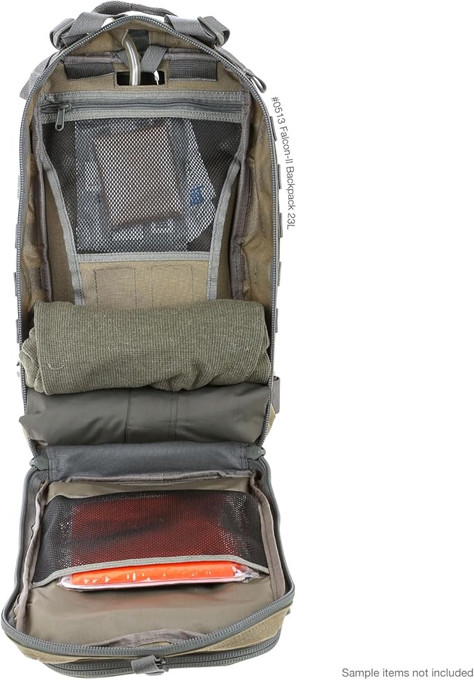 MAXPEDITION Falcon-II Backpack 23L Tactical Backpack Survival Pack Bug Out Bag MOLLE Go Bag for EDC 0513
