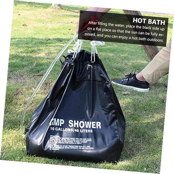 VICASKY Solar Hiking Bag Camping Shower Bag Complete Nozzle Box and Portable Design for Outdoor Bathing
