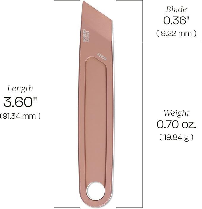 CRKT HangPry Everyday Carry Prybar: Bronze Titanium 9920B