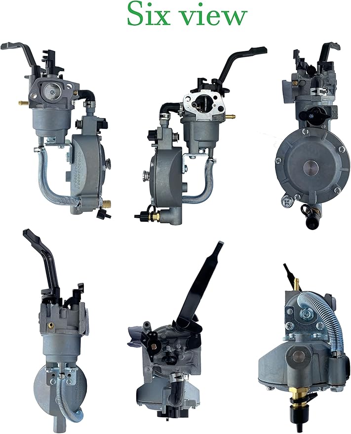 YAMAKATO Dual Tri Fuel Carburetor for Predator 4000 4375 Honda GX160 Generac Champion 163cc 196cc 212cc 224cc Generator Natural gas Gasoline Propane LPG Conversion Kit