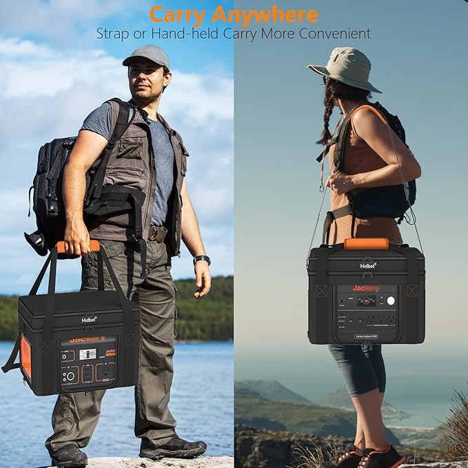 Travel Carrying Case for Jackery Explorer 500Portable Power Station Storage Bag Fits Jackery Explorer 500 with Waterproof Bottom Side Ventilation Double Layer for Jackery AccessoriesBag Only