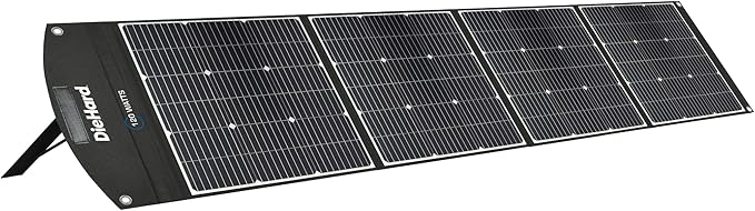 DieHard Solar Panel 120-Watt Foldable Flexible Lightweight Portable - Designed for use with DieHard Portable Power Stations