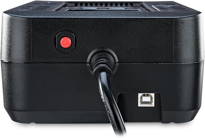 CyberPower EC650LCD Ecologic Battery Backup &amp Surge Protector UPS System 650VA/390W 8 Outlets ECO Mode Compact Uninterruptible Power Supply