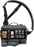TACTICAL_GEEK L3 Pro EDC Crossbody Bag Chest Bag with Adjustable StrapDaily Carry Sling Pack Large Capacity Daypack Organizer for Camera Drones（T500 Grey）