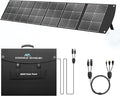 Ecosonique 300W Portable Solar Panel for Most Power Stations Foldable &amp Lightweight Solar Suitcase with Kickstands 40V MC4 &amp Multi-Output for Solar Generators RVs Camping and Outdoor Use