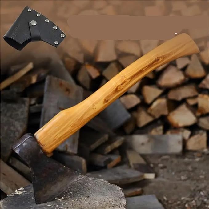 Axe Holster Axe PU Leather Case Axe Head Cover Hatchet for Camping Cover Protector No Axe for Outdoor Camping Blade Protection