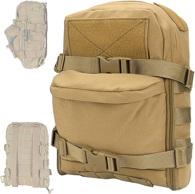 MOLLE Tactical Hydration BackpackMolle Vest Accessory1000D Nylon Lightweight Water Bladder Carrier Sundry Reservoir Bag