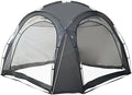 Easy Beach Tent 12 X 12ft Pop Up Canopy UPF50+ Tent with Side Wall Ground Pegs and Stability Poles Sun Shelter Rainproof Waterproof for Camping Trips Backyard Fun Party Or Picnics