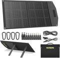 MARBERO 100W Portable Solar Panel 100 Watt Foldable Solar Panel for Power Station with USB &amp DC 18V Output(10 Connectors) 23% Conversion Efficiency IP68 Waterproof for Camping Outdoor Home Cloudy