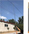 45KV Insulated Line-Supporting Pole 6.6-29.5ft Fiberglass Telescopic Pole Insulation Pick Rod