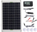 30A MPPT Solar Controller and Solar Panel Kit 12V 24V 50W Solar Panel Charger Battery Charger for RV Trailer Boat Marine Camping Emergency