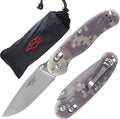 Firebird GANZO FB727S-CA Folding Pocket Knife 440C Stainless Steel Blade G10 Handle with Clip Hunting Fishing Outdoor EDC Knife (Camouflage)