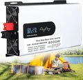 High Power Pure Sine Inverter Voltage Converter 5000W 6000W 8000W Solar Inverter 12V 24V 48V 60V 72V DC to 110V 220V AC Car Inverter Home Transformer with Display for Auto Trucks~/