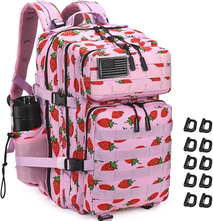 45L Tactical Backpack for Men Women Military Assault Pack with MOLLE Large 3 Day Bug Out Bag for Hiking Camping