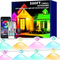 500FT Permanent Outdoor Lights House Outside Permanent Christmas Lights App/Remote Control IP67 Waterproof Permanent led Lighting for house roof decor Christmas Daily &amp Holiday Party Decor