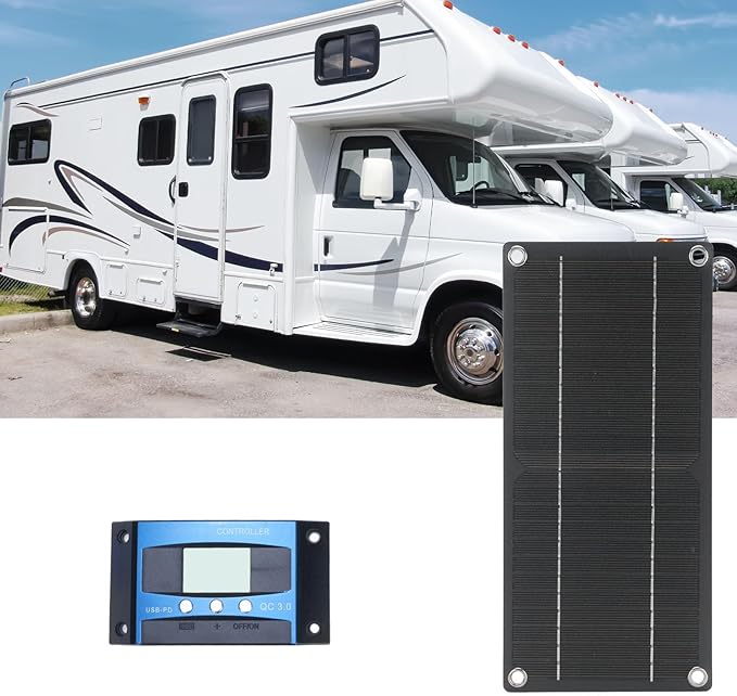 600W 12V Solar Panel Kit 600 Watt Monocrystalline Solar Panel 100A Solar Charger Controller for RV Campers and Other Off Grid Applications