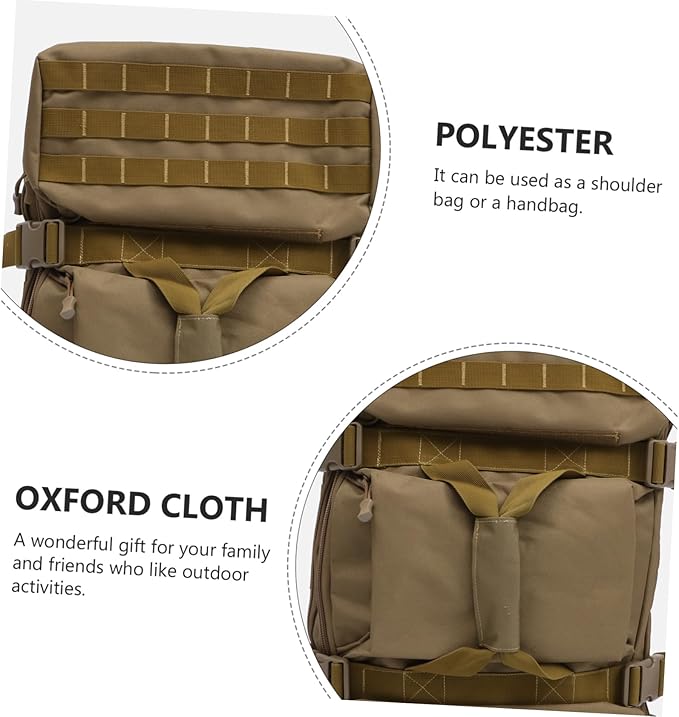 KOMBIUDA Expandable Travel Backpack Multi-functional Shoulder Handbag Hiking Backpack Suitcase Large Capacity Outdoor Game Bag