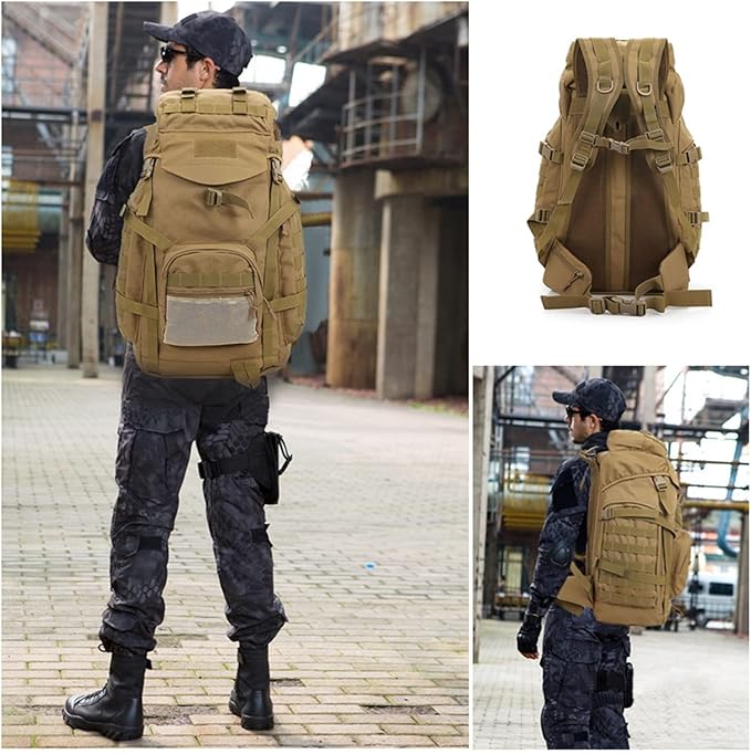 Hiking Backpack Men Camping Bag Hiking Backpack Luggage Outdoor Climbing Trekking Travel Tactical Shoulder Bags Military Sports
