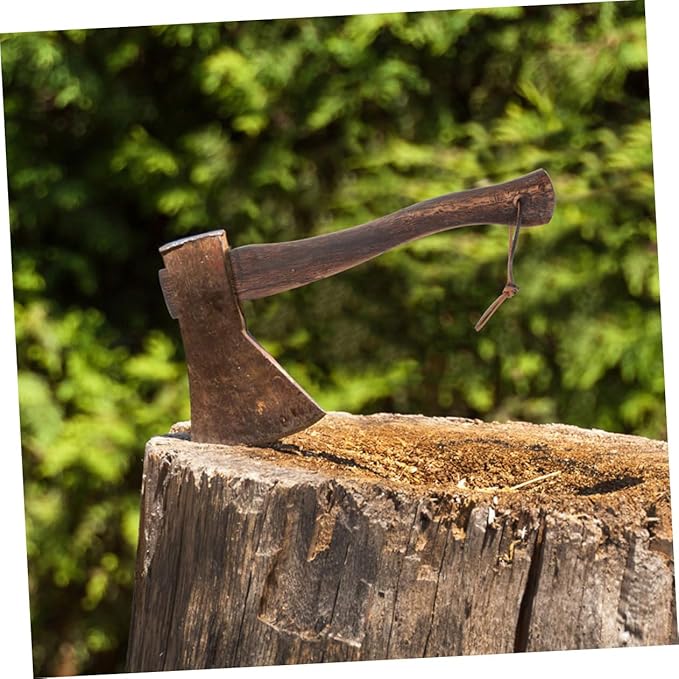 BESPORTBLE 2pcs Wooden Axe Handle Replacement for Gardening Axe Sturdy Non-Slip Grip