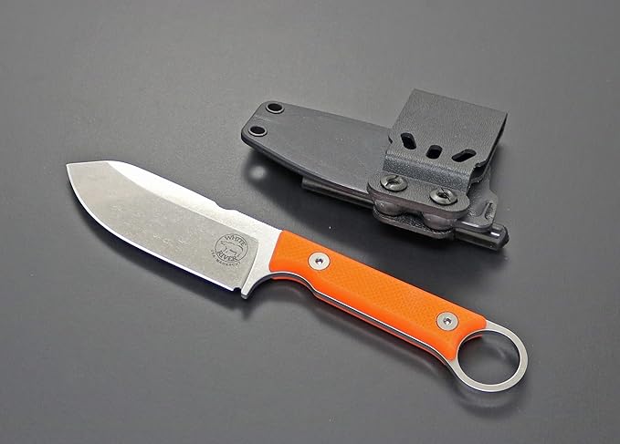 White River Firecraft FC3.5 Pro Orange Handle Magnacut Steel