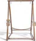 YOXIFOC Reinforced Base &amp Triangular Structure Hammock Stand with 2 Storage Baskets Swing Stand with 3 Hooks Fit for Most Hanging Chair for Oudoor&ampIndoor (Stand Only) (Coffee)