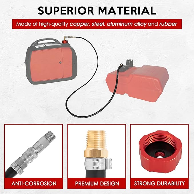 Single System Clam Kit HND1.2CS Fit for Honda EU1000i and EU2000i Generators Extended Fuel System Kit Replace for HND1.2CS Single System Clam Kit