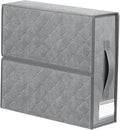 Luxshiny Foldable Bed Sheet Organizer Fabric Storage Box Collapsible Bin Closet Organizer
