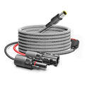 DC 8mm/DC7909 Solar Generator Adapter Extension Cable to Solar Panel Renogy Ecoflow for Jackery Explorer 500 1000 AIMTOM Rebel 440 BLUETTI EB3A AC180 EB70S Portable Power Station Backup 3.5M