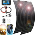800 Watt Flexible Solar Panel for RV 2 × 400 Watt 12 Volt Solar Power Panel Kit with 40A Solar Charge Controller Monocrystalline Solar Panels for Camping Off Grid Car Battery Charging Boat