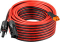 10AWG 40FT Solar to XT60i Extension Cable 3 6 10 35 50 75 100FT Heavy Duty Adapter Cable Connector XT60i Wire for Portable Power Station Solar Panel RV Battery Renewable Energy Applications