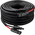 XRDS -RF Solar Panel Cable 20FT 10AWG Solar Extension Cable with Male &amp Female Solar Connectors Flame-Retardant Protective Sleeving Solar Cable Weatherproof PV Wire for Solar Panel Connection