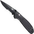 Benchmade Mini Griptilian Knife Drop-Point Blade Made EDC Manual Finish 556 Handle