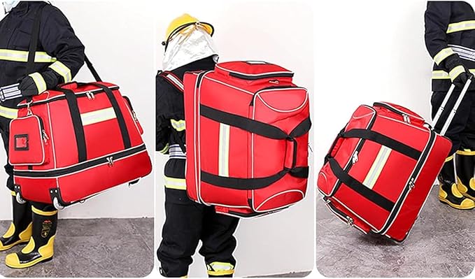 Emergency Bag First Aid Backpack Empty First Aid Bag Treatment First Responder Trauma Bag for EMT Nurses Tactical Medics(A01)