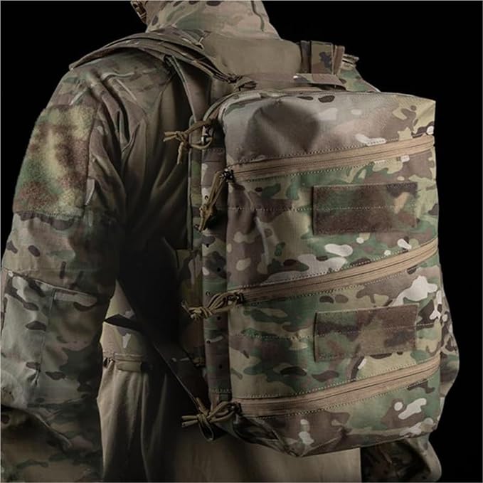 Large Lightweight Tactical First Aid Backpack - Durable Tear-Resistant Medical Organizer with Multipurpose Back Panel(Ranger Green)