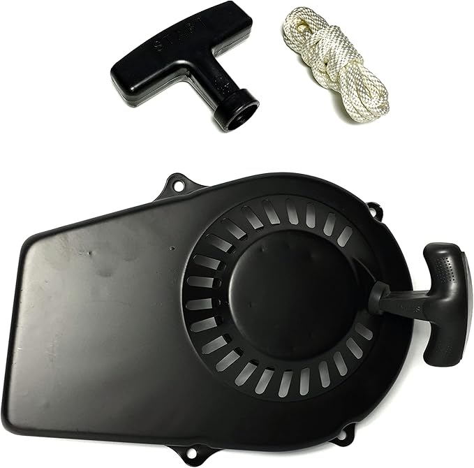 Recoil Starter for Tail Gator 63025 63024 &amp Storm CAT 63CC 2HP 800 900W 60338 66619 69381 For Pulsar PG1202S &amp 2HP 2-Stroke 64CC Gas Generator with handle &amp rope replacement