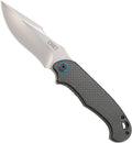 CRKT P.S.D. (Particle. Separation. Device.) Assisted Folding Knife with Liner Lock: 1.4116 Plain Edge Blade Carbon Fiber w/G10 Base Handle Reversible Pocket Clip 7920