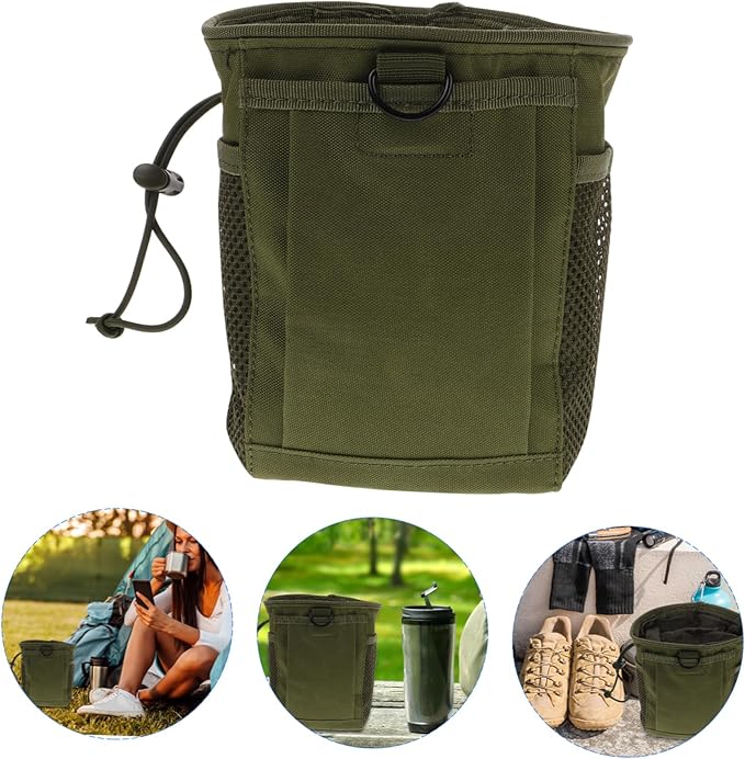 balacoo 3pcs Tool Pouch Drawstring Storage Bag for Camping Hiking Canvas Outdoor Storage Bag for Organizing Gear for Accessories Essentials