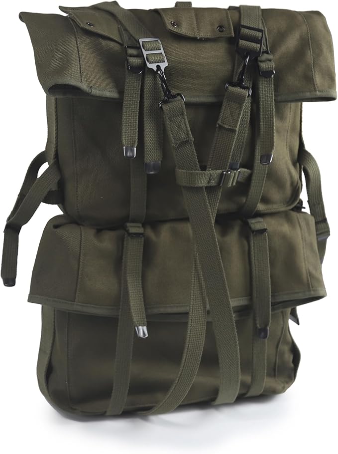 ANQIAO US 782 Version WW2 M1941 Haversack 2nd Green