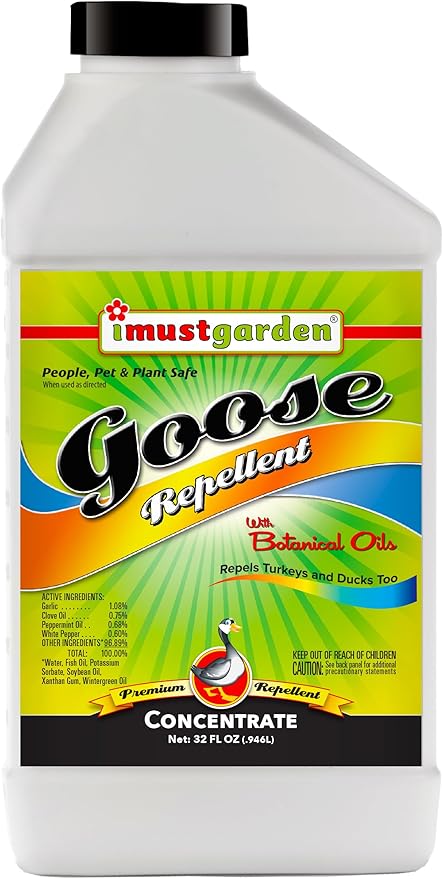 I Must Garden Goose Repellent Concentrate - 32oz (Geese Turkey Ducks)