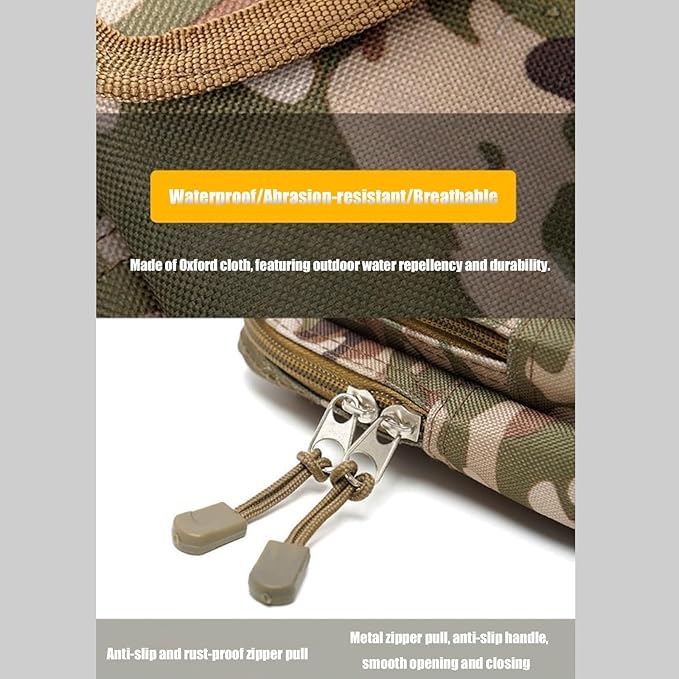 Small Molle Pouch Tactical Waterproof Cellphone Multipurpose Wallet Outdoor Sports EDC Gadget Slim Utility Waist Bag