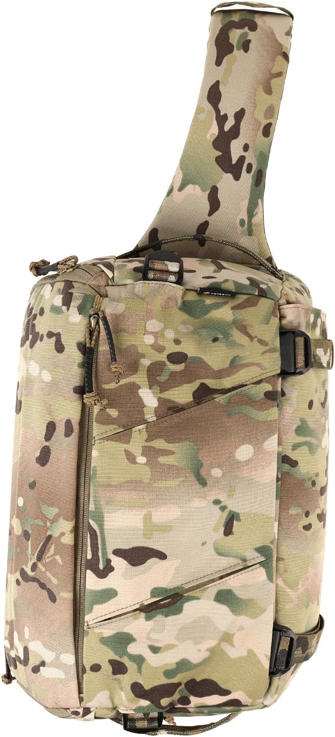 VOTAGOO 13L Tactical Sling Bag - CCW Concealed Carry Military Backpack EDC Lightweight Crossbody Shoulder Pack for Men &amp Women (CP)